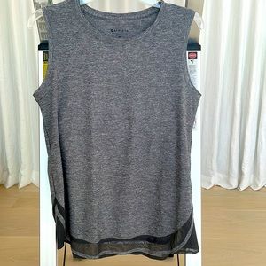 Athleta Gray Sleeveless Top